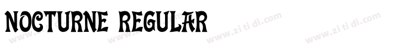 Nocturne Regular字体转换 Nocturne Regular字体转换